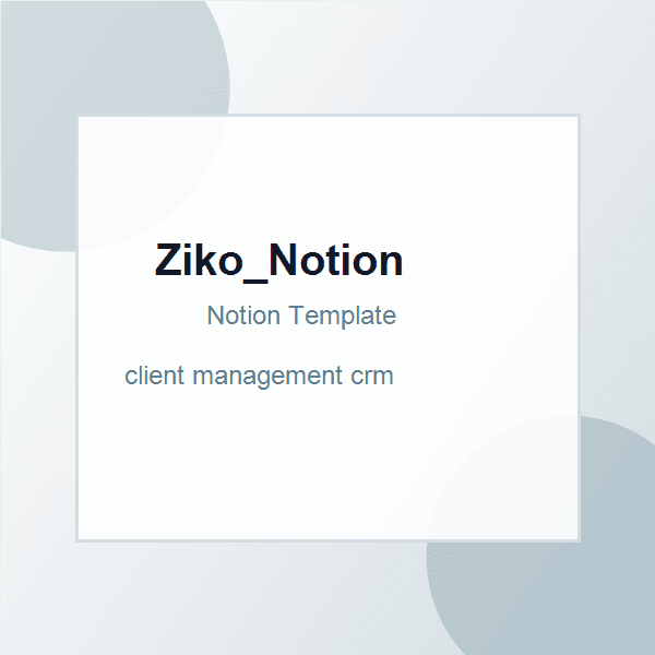 Client Management CRM thumbnail